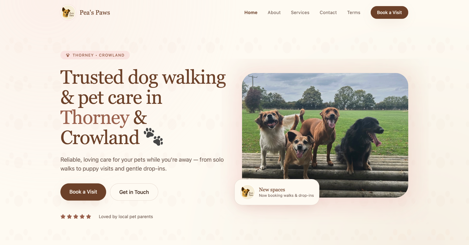 Pea's Paws project