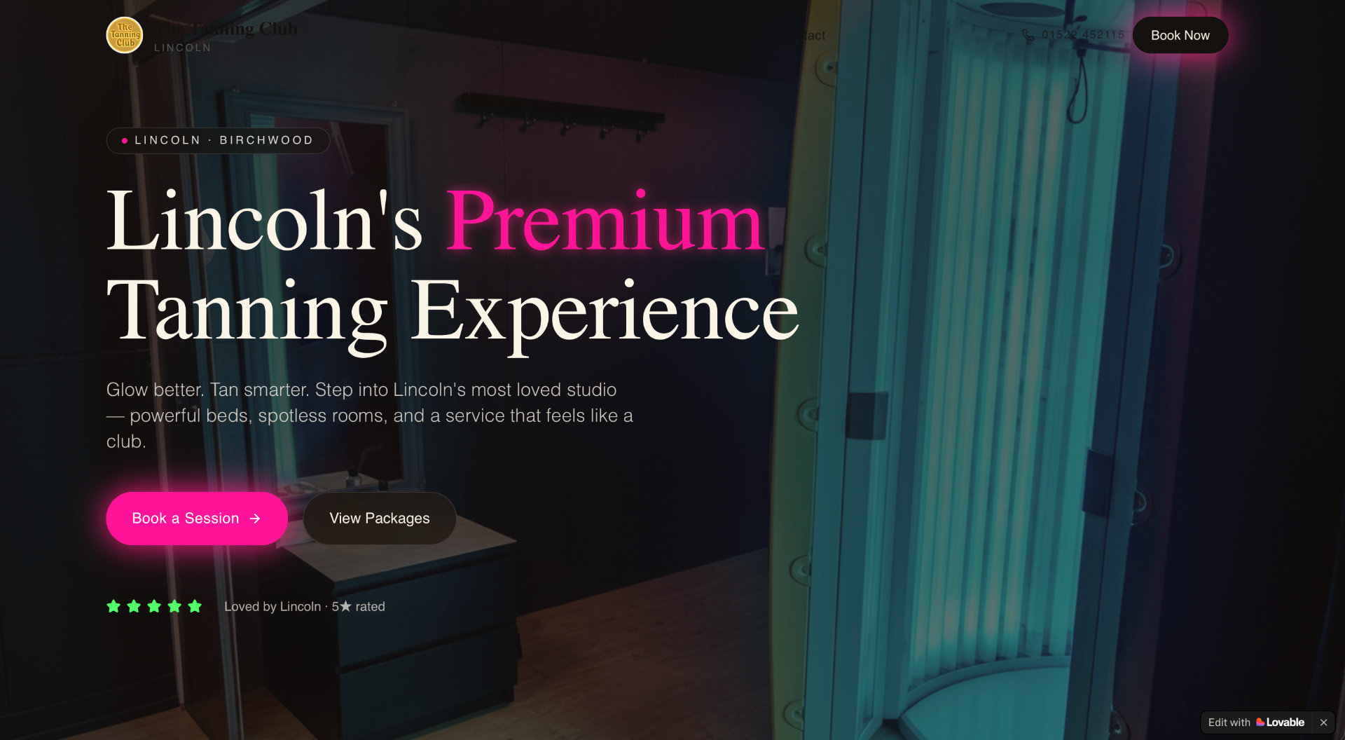 The Tanning Club Lincoln project